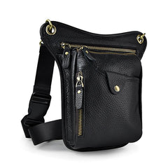 Leather Belt Pouch for Men Leg Drop Bags waist BAGs Shoulder Bag For Men - iwalletsmen