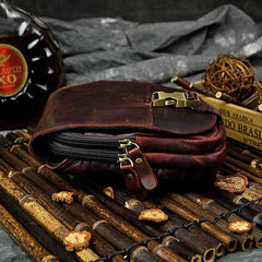 Vintage Leather Cigarette Cases Belt Pouch for Men Waist Bags BELT BAG For Men - iwalletsmen