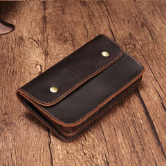 Cool Leather Cell Phone HOLSTER Belt Pouches for Men Waist Bag BELT BAG For Men - iwalletsmen