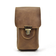 Cool Leather Cell Phone Holster Belt Pouch for Men Waist Bag BELT BAGs For Men - iwalletsmen