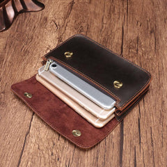 Cool Leather Cell Phone HOLSTER Belt Pouches for Men Waist Bag BELT BAG For Men - iwalletsmen