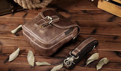 Leather Belt Pouch for Men Waist Bag BELT BAG Cell Phone Holsters Shoulder Bag For Men - iwalletsmen