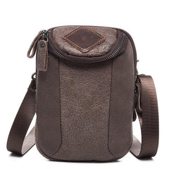 Leather Cell Phone Holsters Belt Pouches for Men Waist Bag BELT BAG Shoulder Bag For Men - iwalletsmen