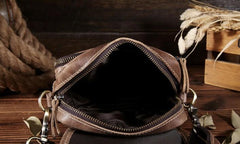 Leather Belt Pouch for Men Waist Bag BELT BAG Cell Phone Holsters Shoulder Bag For Men - iwalletsmen