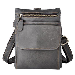 Leather Belt Pouch Cell Phone Holsters for Men Waist Bag BELT BAG Shoulder Bag For Men - iwalletsmen