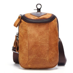 Leather Cell Phone Holsters Belt Pouches for Men Waist Bag BELT BAG Shoulder Bag For Men - iwalletsmen