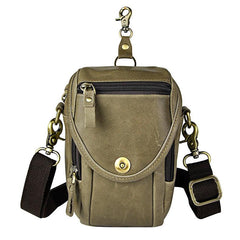 Leather Cell Phone Holster Belt Pouches for Men Waist Bag BELT BAG Shoulder Bag For Men - iwalletsmen