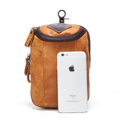 Leather Cell Phone Holsters Belt Pouches for Men Waist Bag BELT BAG Shoulder Bag For Men - iwalletsmen