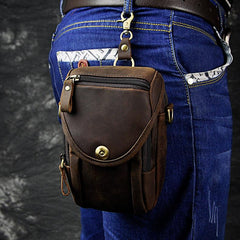 Leather Cell Phone Holster Belt Pouches for Men Waist Bag BELT BAG Shoulder Bag For Men - iwalletsmen