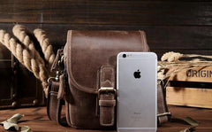 Leather Belt Pouch for Men Waist Bag BELT BAG Cell Phone Holsters Shoulder Bag For Men - iwalletsmen
