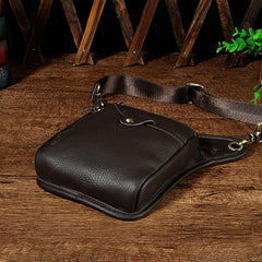 Leather Mens Belt Pouches Cell Phone Holsters Waist Bag BELT BAGs Shoulder Bag For Men - iwalletsmen