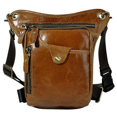 Leather Mens Belt Pouches Cell Phone Holsters Waist Bag BELT BAGs Shoulder Bag For Men - iwalletsmen