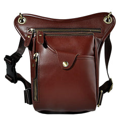 Leather Mens Belt Pouches Cell Phone Holsters Waist Bag BELT BAGs Shoulder Bag For Men - iwalletsmen