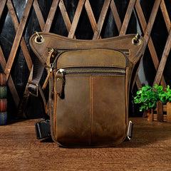 Leather Belt Pouch for men Waist Bag BELT BAG Shoulder Bags Cell Phone Holsters For Men - iwalletsmen
