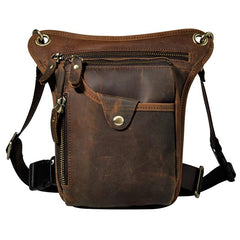 Leather Mens Belt Pouches Cell Phone Holsters Waist Bag BELT BAGs Shoulder Bag For Men - iwalletsmen