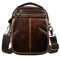 Small Mens Leather Belt Pouch Waist Bag BELT BAG Shoulder Bag For Men - iwalletsmen