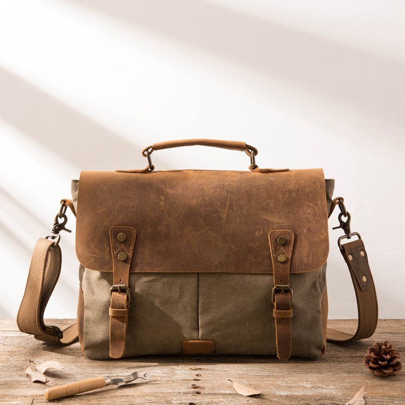 Business Bags for Men in Leather & Canvas