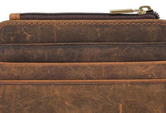 Cool Leather Mens Wallet Slim Wallet Card Front Pocket Wallet for Men - iwalletsmen