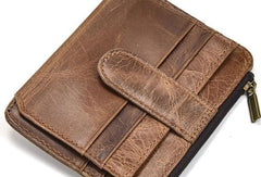 Cool Leather Mens Wallet Slim Wallet Card Front Pocket Wallet for Men - iwalletsmen