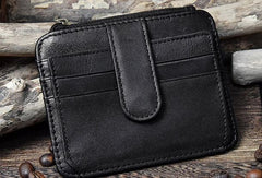 Cool Leather Mens Wallet Slim Wallet Card Front Pocket Wallet for Men - iwalletsmen
