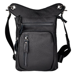 hip bag with leg strap Leather Drop Leg Bag Mens Leather Thigh Bag Left Leg Pack Motorcycle Thigh Bag Belt Pouch 