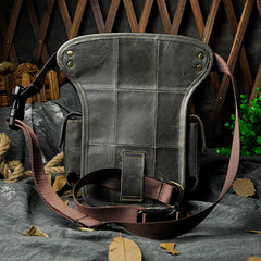 Leather Drop Leg Bag Belt Pouch Mens Waist Bag Shoulder Bag for Men
