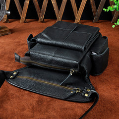 Leather Drop Leg Bag Belt Pouch Mens Waist Bag Shoulder Bag for Men