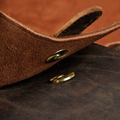 Leather Drop Leg Bag Belt Pouch Mens Waist Bag Shoulder Bag for Men