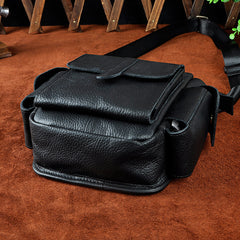 Leather Drop Leg Bag Belt Pouch Mens Waist Bag Shoulder Bag for Men