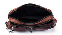 Leather Fanny Pack Mens Waist Bag Hip Pack Belt Bag Bumbag for Men