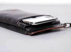 Leather Long Wallets for men Chain Wallet Bifold Vintage Men Biker wallet