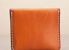 Leather Men Card Holder Wallet Change Small Wallet for Men
