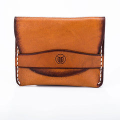 Leather Men Card Holder Wallet Change Small Wallet for Men