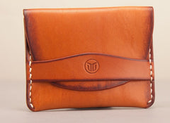 Leather Men Card Holder Wallet Change Small Wallet for Men