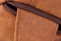 Leather Men Fanny Pack Waist Bag Hip Pack Belt Bag Bumbag for Men