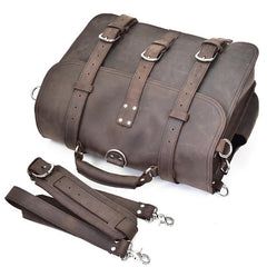 Leather Men Large Briefcase Handbag Travel Bag Messenger Bag For Men - iwalletsmen