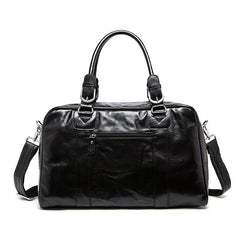 Cool Leather Men Large Travel Bag Business Weekender Bags For Men - iwalletsmen