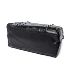 Cool Leather Men Large Travel Bag Business Weekender Bags For Men - iwalletsmen