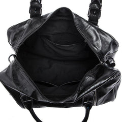 Cool Leather Men Large Travel Bag Business Weekender Bags For Men - iwalletsmen