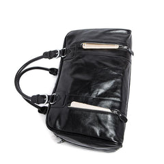 Cool Leather Men Large Travel Bag Business Weekender Bags For Men - iwalletsmen