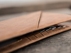 Leather Men Long Wallets for Travel Wallet Bifold Passport Wallet for Men