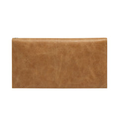 Leather Men Long Wallets for Travel Wallet Bifold Passport Wallet for Men