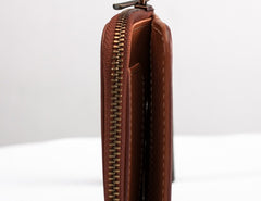 Leather Men Slim Small Wallet Bifold Small Money Clip Wallet for Men