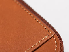 Leather Men Slim Small Wallet Bifold Small Money Clip Wallet for Men