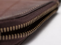 Leather Men Slim Small Wallet Bifold Small Money Clip Wallet for Men