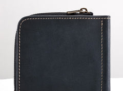 Leather Men Slim Small Wallet Bifold Small Money Clip Wallet for Men