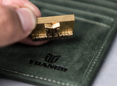 Leather Men Slim Small Wallet Bifold Small Vintage Wallet for Men