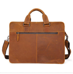 Leather Vintage Mens Briefcase Lawyer Briefcases Laptop Briefcase Business Briefcase For Men - iwalletsmen