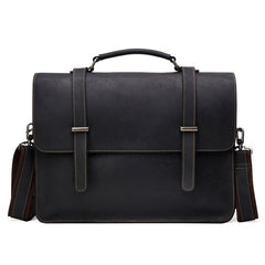 Leather Vintage Mens Briefcases Lawyer Briefcase Laptop Briefcase Business Briefcase For Men - iwalletsmen