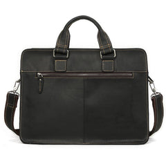 Leather Vintage Mens Briefcase Lawyer Briefcases Laptop Briefcase Business Briefcase For Men - iwalletsmen